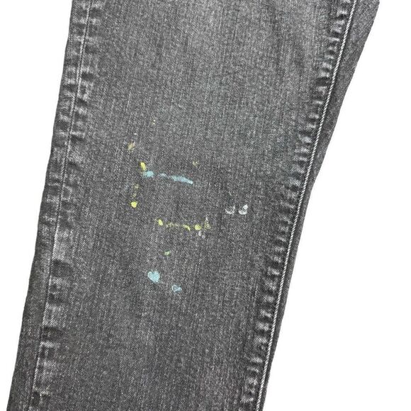 Abercrombie and Fitch Athletic Skinny Stretch Black Jeans Womens 30x30 Y2K - Picture 2 of 12